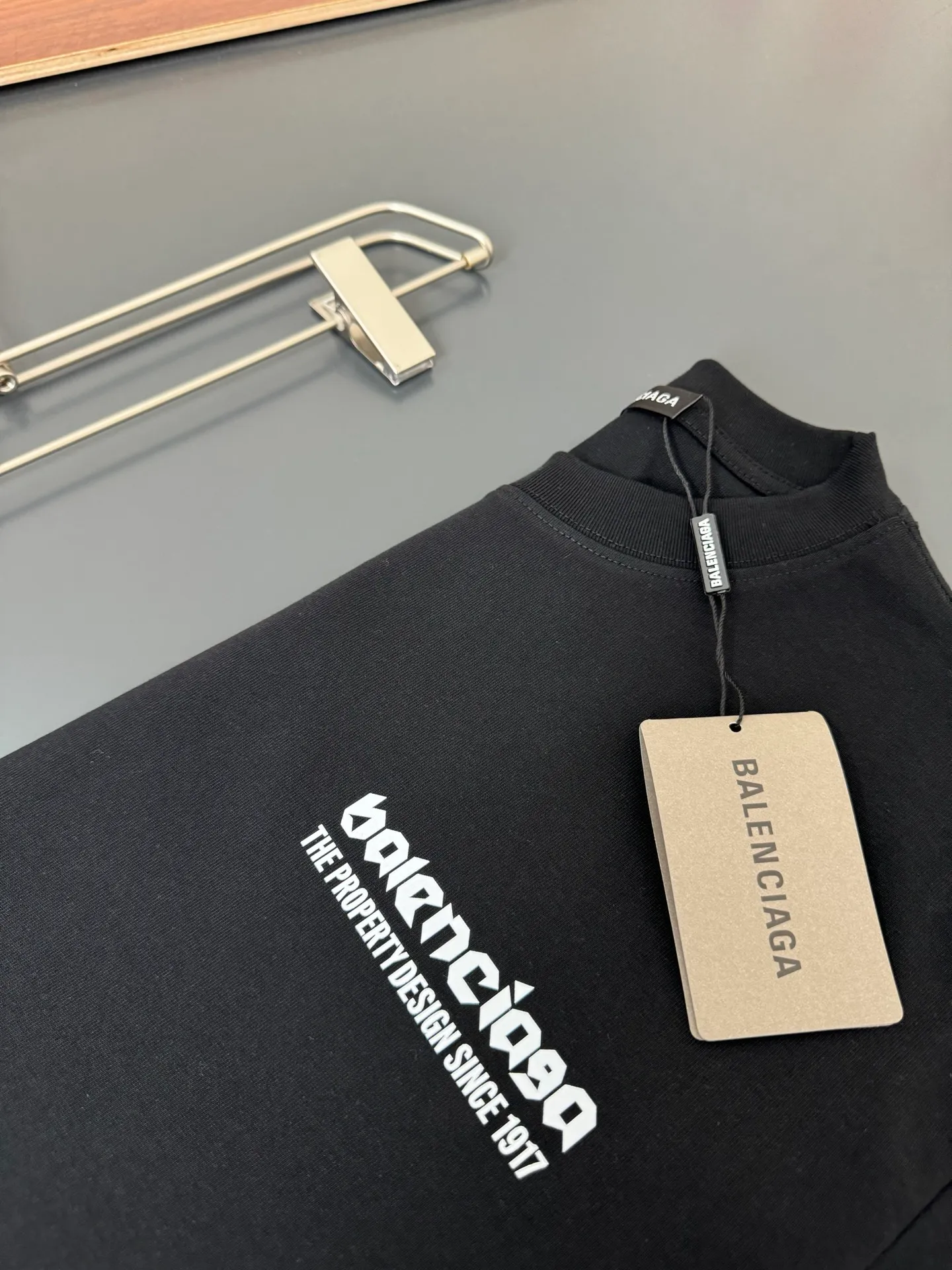 Balenciaga* *320g t logo New Arrival t ， ， Versatile ：Black White Sizes：S M L XL XXL